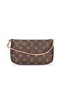 view 1 of 9 Louis Vuitton Monogram Pochette Accessoires Shoulder Bag in Brown
