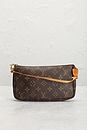 view 2 of 7 Louis Vuitton Monogram Pochette Accessoires Shoulder Bag in Brown