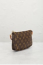 view 4 of 8 Louis Vuitton Monogram Pochette Accessoires Shoulder Bag in Brown