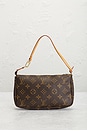 view 3 of 7 Louis Vuitton Monogram Pochette Accessoires Shoulder Bag in Brown