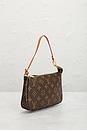 view 4 of 7 Louis Vuitton Monogram Pochette Accessoires Shoulder Bag in Brown