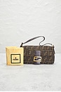 view 10 of 10 Fendi Zucca Baguette Shoulder Bag in Brown