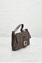 view 4 of 10 Fendi Zucca Baguette Shoulder Bag in Brown