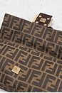 view 7 of 10 Fendi Zucca Baguette Shoulder Bag in Brown