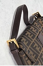 view 8 of 10 Fendi Zucca Baguette Shoulder Bag in Brown