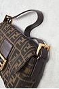 view 9 of 10 Fendi Zucca Baguette Shoulder Bag in Brown