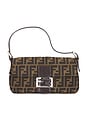 view 1 of 10 Fendi Zucca Baguette Shoulder Bag in Brown