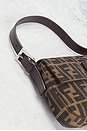 view 8 of 10 Fendi Zucca Baguette Shoulder Bag in Brown