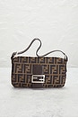 view 2 of 10 Fendi Zucca Baguette Shoulder Bag in Brown