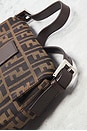 view 8 of 10 Fendi Zucca Baguette Shoulder Bag in Brown