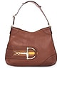 view 1 of 10 Gucci Hasler Hobo Bag in Brown