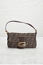 view 2 of 10 Fendi Zucca Baguette Shoulder Bag in Brown