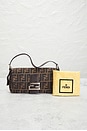 view 10 of 10 Fendi Zucca Baguette Shoulder Bag in Brown