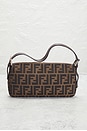 view 3 of 10 Fendi Zucca Baguette Shoulder Bag in Brown