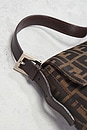 view 7 of 10 Fendi Zucca Baguette Shoulder Bag in Brown