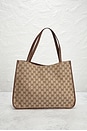 view 3 of 10 Gucci Horsebit 1955 Tote Bag in Beige