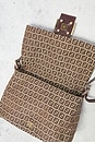 view 7 of 10 Fendi Zucchino Mama Baguette Shoulder Bag in Brown