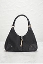view 2 of 10 Gucci Nailhead Bardot Shoulder Bag in Black