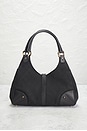 view 3 of 10 Gucci Nailhead Bardot Shoulder Bag in Black