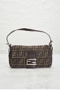 view 2 of 8 Fendi Zucca Baguette Shoulder Bag in Brown