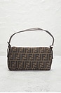 view 3 of 8 Fendi Zucca Baguette Shoulder Bag in Brown
