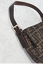 view 7 of 8 Fendi Zucca Baguette Shoulder Bag in Brown