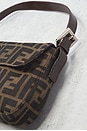 view 8 of 8 Fendi Zucca Baguette Shoulder Bag in Brown