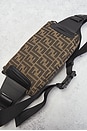 view 9 of 10 Fendi Zucca Baguette Convertible Belt Bag in Brown