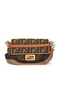 view 1 of 10 Fendi Zucca Baguette NM Shoulder Bag in Brown
