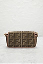 view 3 of 10 Fendi Zucca Baguette NM Shoulder Bag in Brown