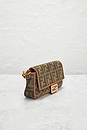 view 4 of 10 Fendi Zucca Baguette NM Shoulder Bag in Brown