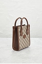 view 4 of 10 Gucci Retro Interlocking G Mini Tote Bag in Brown