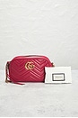 view 10 of 10 Gucci GG Marmont Shoulder Bag in Hibiscus Red