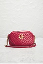 view 2 of 10 Gucci GG Marmont Shoulder Bag in Hibiscus Red