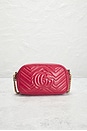 view 3 of 10 Gucci GG Marmont Shoulder Bag in Hibiscus Red