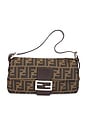 view 1 of 10 Fendi Zucca Baguette Shoulder Bag in Tobacco Brown