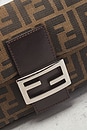 view 5 of 10 Fendi Zucca Baguette Shoulder Bag in Tobacco Brown