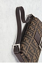 view 8 of 10 Fendi Zucca Baguette Shoulder Bag in Tobacco Brown