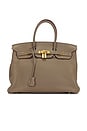 view 1 of 9 BOLSO HERMES in Etoupe