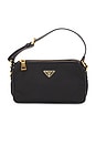 view 1 of 10 Prada Tessuto Pouch in Black