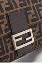 view 5 of 9 Fendi Zucca Baguette Shoulder Bag in Tobacco Brown