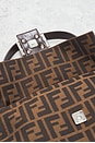 view 7 of 9 Fendi Zucca Baguette Shoulder Bag in Tobacco Brown