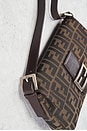 view 8 of 9 Fendi Zucca Baguette Shoulder Bag in Tobacco Brown