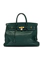 view 1 of 9 Hermes 1992 Togo Birkin 40 Retourne Handbag in Malachite