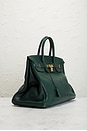 view 4 of 9 Hermes 1992 Togo Birkin 40 Retourne Handbag in Malachite