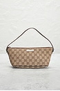 view 2 of 10 Gucci GG Boat Pochette Shoulder Bag in Brown