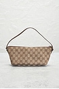view 3 of 10 Gucci GG Boat Pochette Shoulder Bag in Brown
