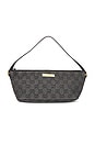 view 1 of 10 Gucci Denim GG Boat Pochette Shoulder Bag in Black