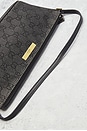 view 10 of 10 Gucci Denim GG Boat Pochette Shoulder Bag in Black