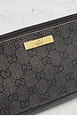 view 5 of 10 Gucci Denim GG Boat Pochette Shoulder Bag in Black